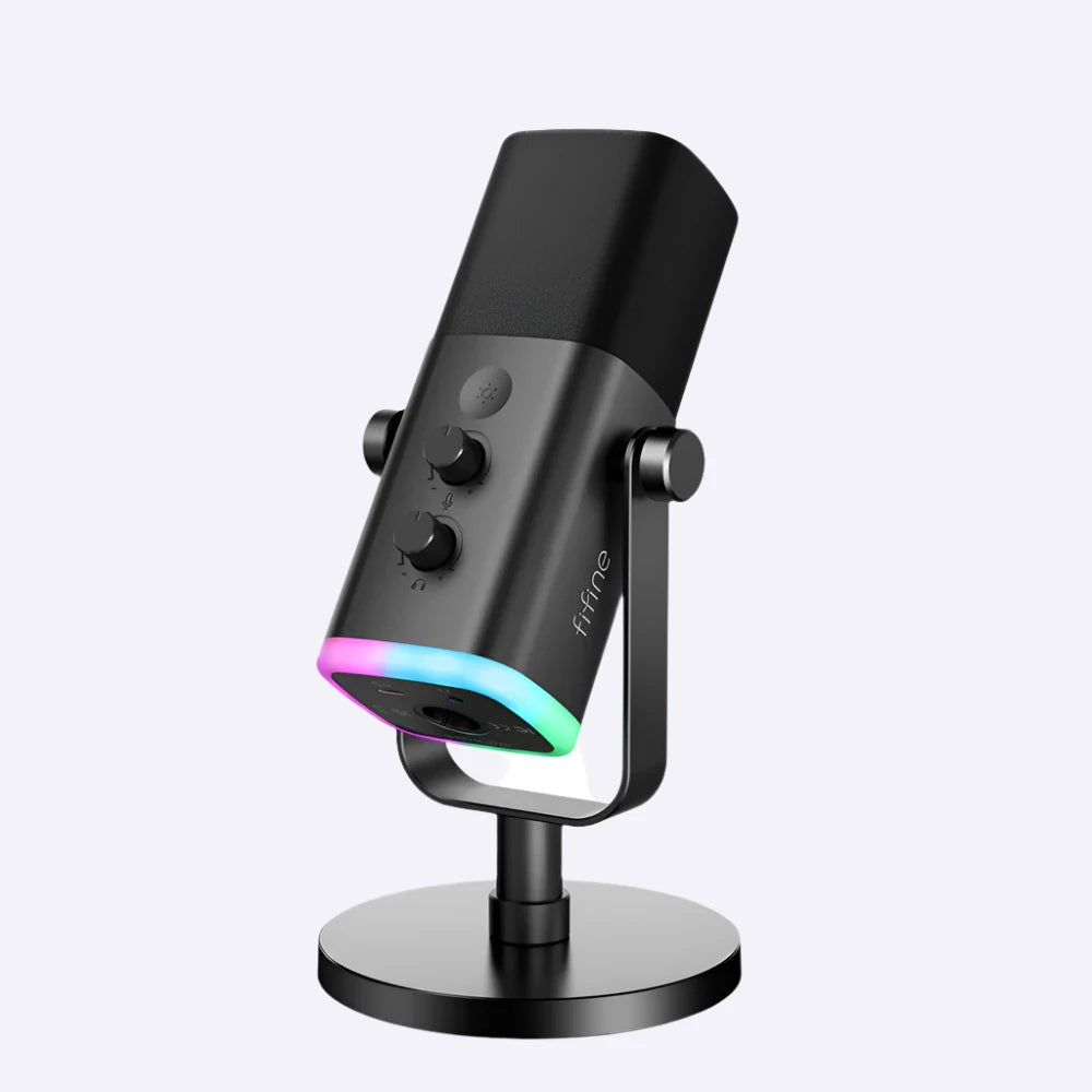 fifine マイクロフォン USB/XLR Recording Microphone with Dyanmic Capsule, Touch